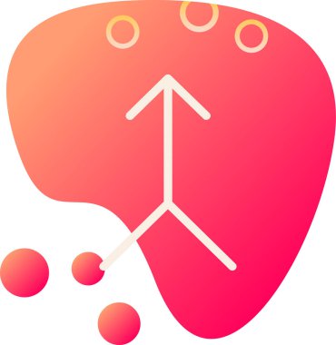 beyin modern vektör simgesi