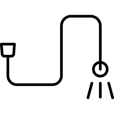 itfaiye hortumu simgesi, taslak biçimi