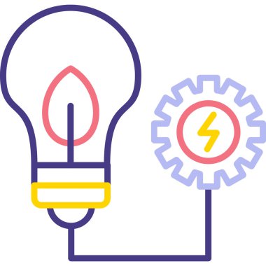 elektrik ışığı fikri simgesi