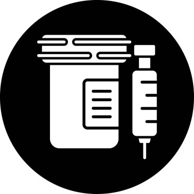 Can simgesi, vektör illüstrasyonu