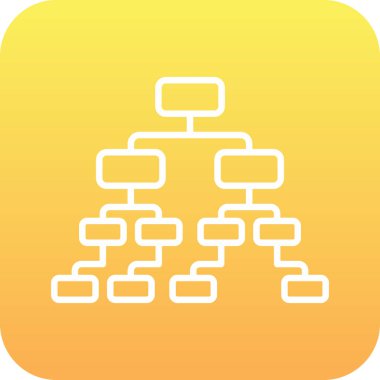 Sarı gradyanı olan beyaz bir arkaplanın vektör çizimi