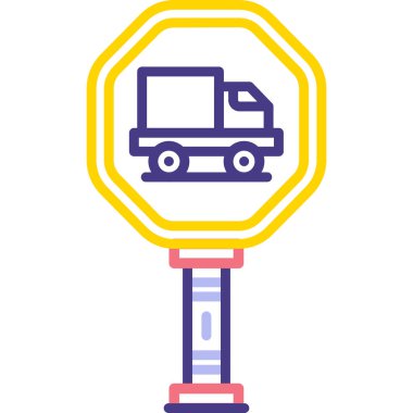 Trafik ışığı simgesi vektör illüstrasyonu