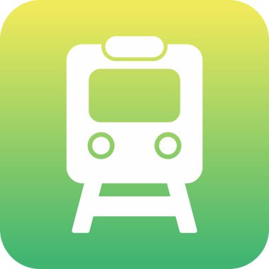tren simgesi vektör illüstrasyonu