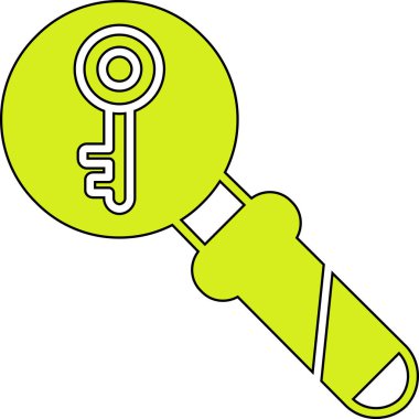 Anahtar. Web simgesi basit illüstrasyon