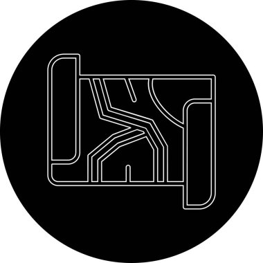 Tek harfli b 'nin vektör illüstrasyonu