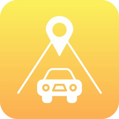 harita pin ikonu vektör illüstrasyonu