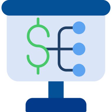 Dolar simgesi, vektör illüstrasyonu