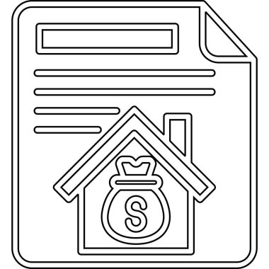 Para kutusu ev simgesi