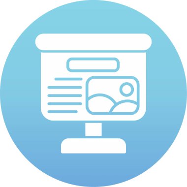 seo modern simgesinin vektör illüstrasyonu