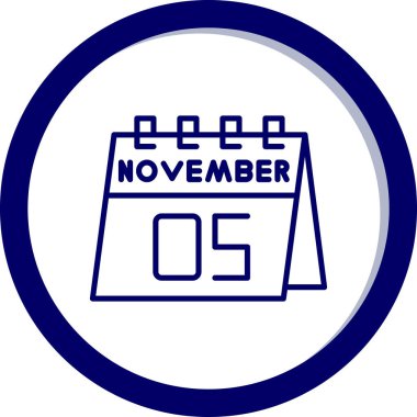 Kasım 'ın 8' i bir günlük takvimde geçiyor.