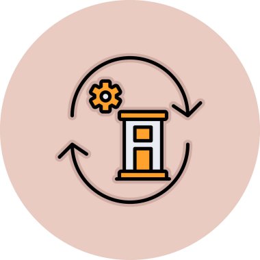 seo modern simgesinin vektör illüstrasyonu