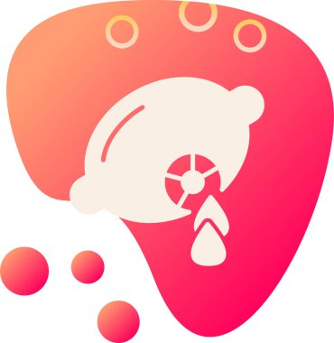 mantar simgesi, vektör çizimi