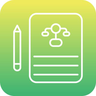 Vektör belgesi Simge illüstrasyonu