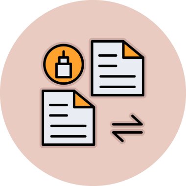 dosya belgesi simge vektör illüstrasyon tasarımı ile