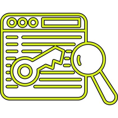 Grafik simgesi olan büyüteç