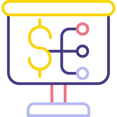 para simgesi vektör illüstrasyonu