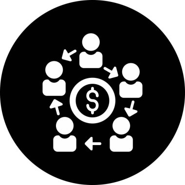 iş simgesi vektör illüstrasyonu