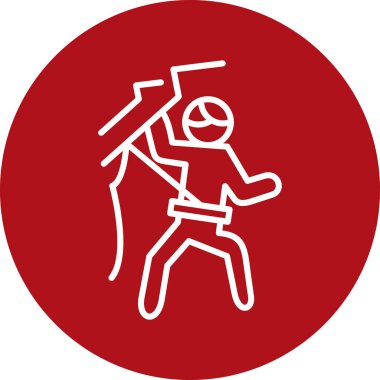 Kılıçlı bir adamın vektör çizimi