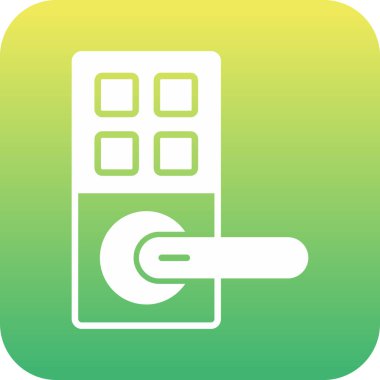 Bir hesap makinesi simgesinin vektör illüstrasyonu