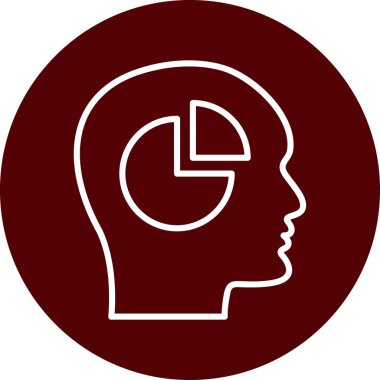 Vektör Beyin simgesi illüstrasyonu