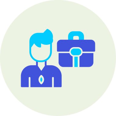 iş simgesi vektör illüstrasyonu