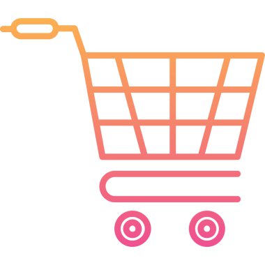 Alışveriş arabası. Basit tasarım