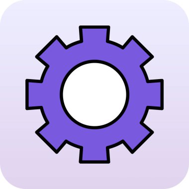 dişli simgesi vektör illüstrasyonu