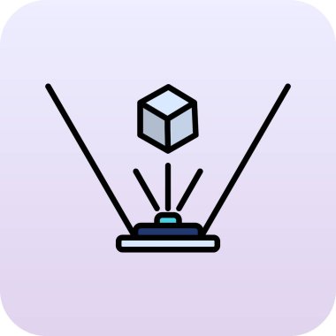 Beyaz arkaplanda izole edilmiş ana hatlı uydu simgesi. Uydu anteni. vektör.