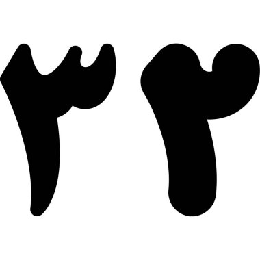 Çizgi film alfabe harflerinin vektör çizimi