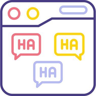 Metin mutlu emojili konuşma baloncukları