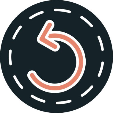 Moda Biçiminde Saat Simgesi İzole Arkaplan