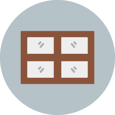 Mobilya simgesinin vektör illüstrasyonu