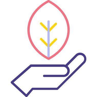 el simgesi vektör illüstrasyonu