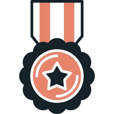 Yıldız simgesi olan madalya