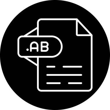 Vektör belgesi Simge illüstrasyonu