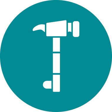 Ağ, tasarım ve site için balta vektör simgesi modern basit vektör çizimi