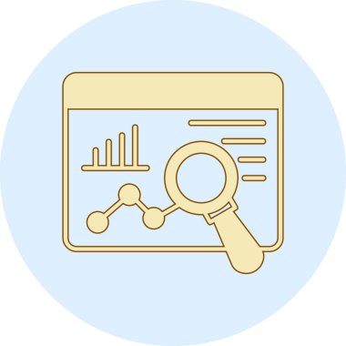 seo modern simgesinin vektör illüstrasyonu