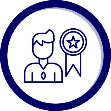 Ödül. Web simgesi basit illüstrasyon