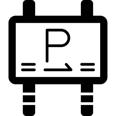 Otomobil park simgesi, taslak biçimi