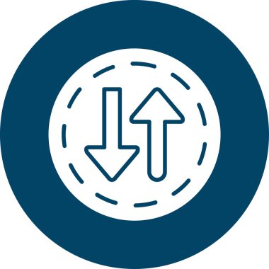 Ok. Web simgesi basit illüstrasyon