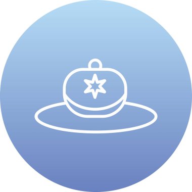 Kek. Web simgesi basit illüstrasyon