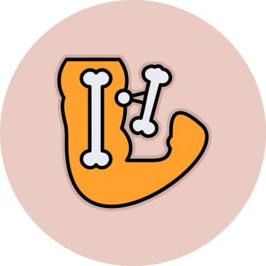 Bir insan simgesinin vektör illüstrasyonu