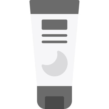 kozmetik krem düz tasarım simgesi