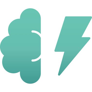 Şimşek simgesi. vektör illüstrasyonu