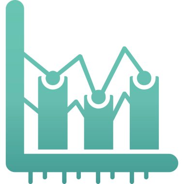grafik simgesi. düz dizayn.
