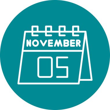 8 Kasım takvim simgesi