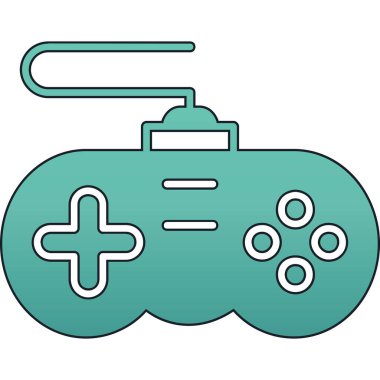 Oyun çubuğu simgesi, karikatür tarzı