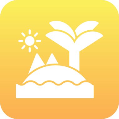 Ağaçlı ve çiçekli güzel bir manzara