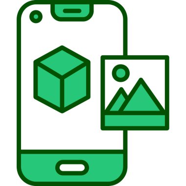 cep telefonu ikonu vektör illüstrasyonu