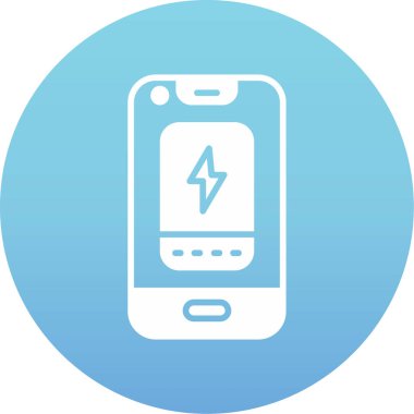 Akıllı telefon simgesinin vektör illüstrasyonu